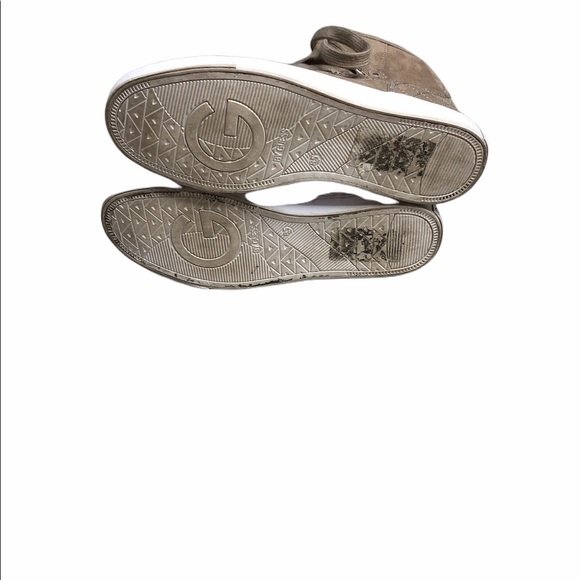 G by Guess suede sherpa lined high top sneakers size 8.5 - Picture 6 of 6